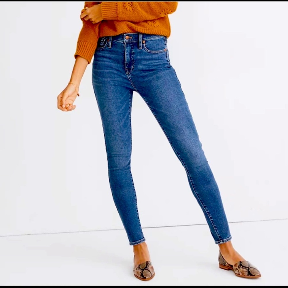 Madewell Tall High Rise Jeans in Wendover Wash 26 T
